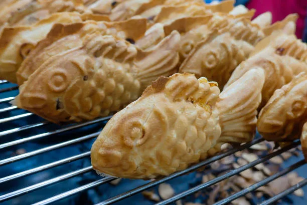 bungeoppang, a fish-shaped pastry