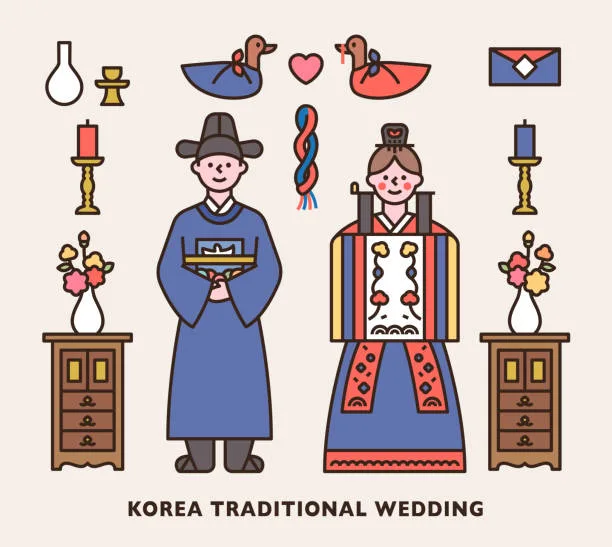 Korea traditional wedding