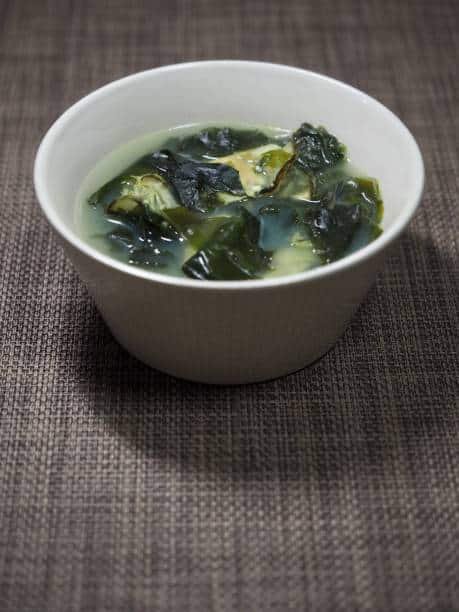Seaweed soup, flavors of Korean food