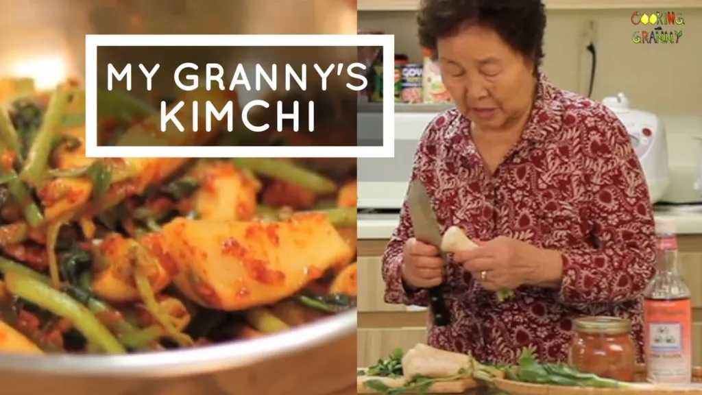 Grandparents Korean with cooking